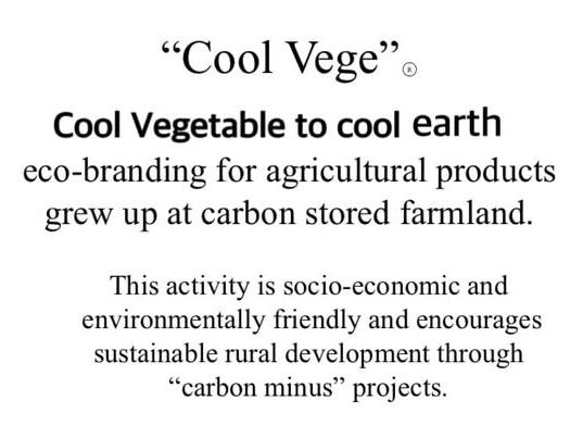 Cool Vegetable to cool earth