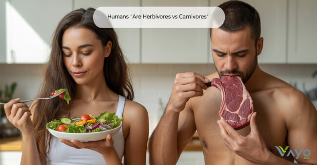 มนุษยเป็นสัตว์กินเนื้อหรือกินพืช
