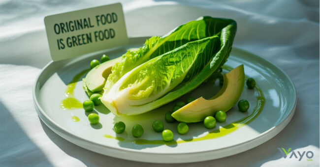 อาหารต้นทาง อาหารสีเขียว