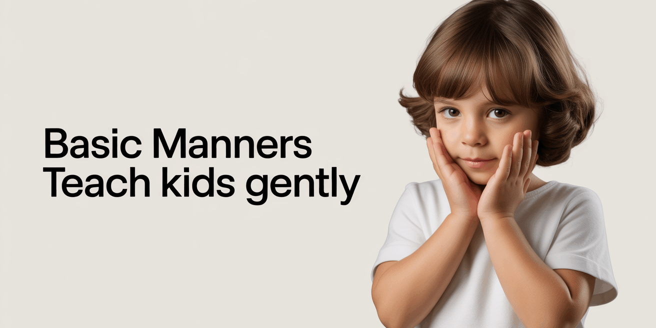 การสอนมารยาทพื้นฐานให้เด็กอย่างนุ่มนวล